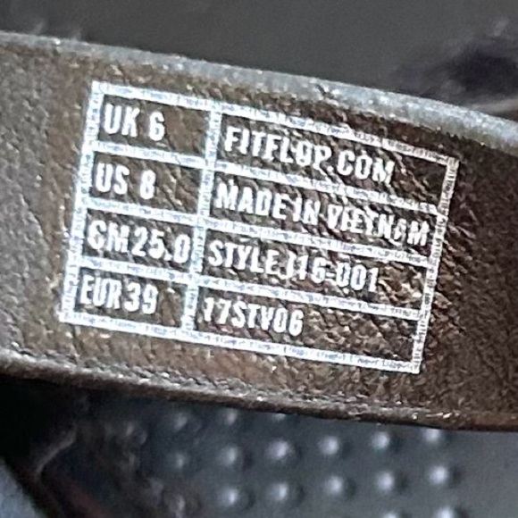 FitFlop Lumy Women Black Strappy Suede Studded Wedge Sandals Sz 8 Comfort - Picture 14 of 14